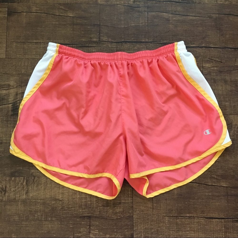Champion coral workout shorts